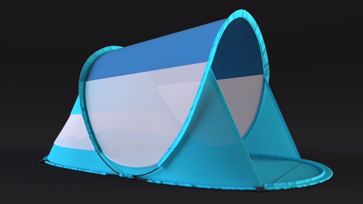 Pop Up Beach Tent 3D