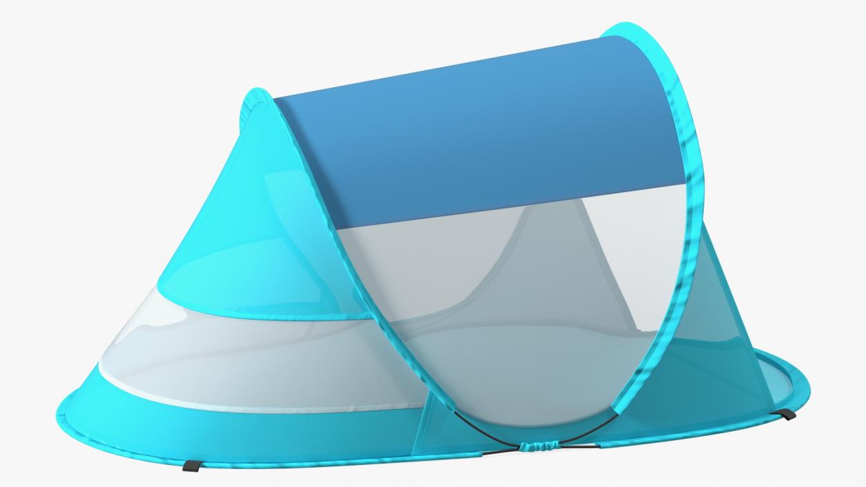 Pop Up Beach Tent 3D