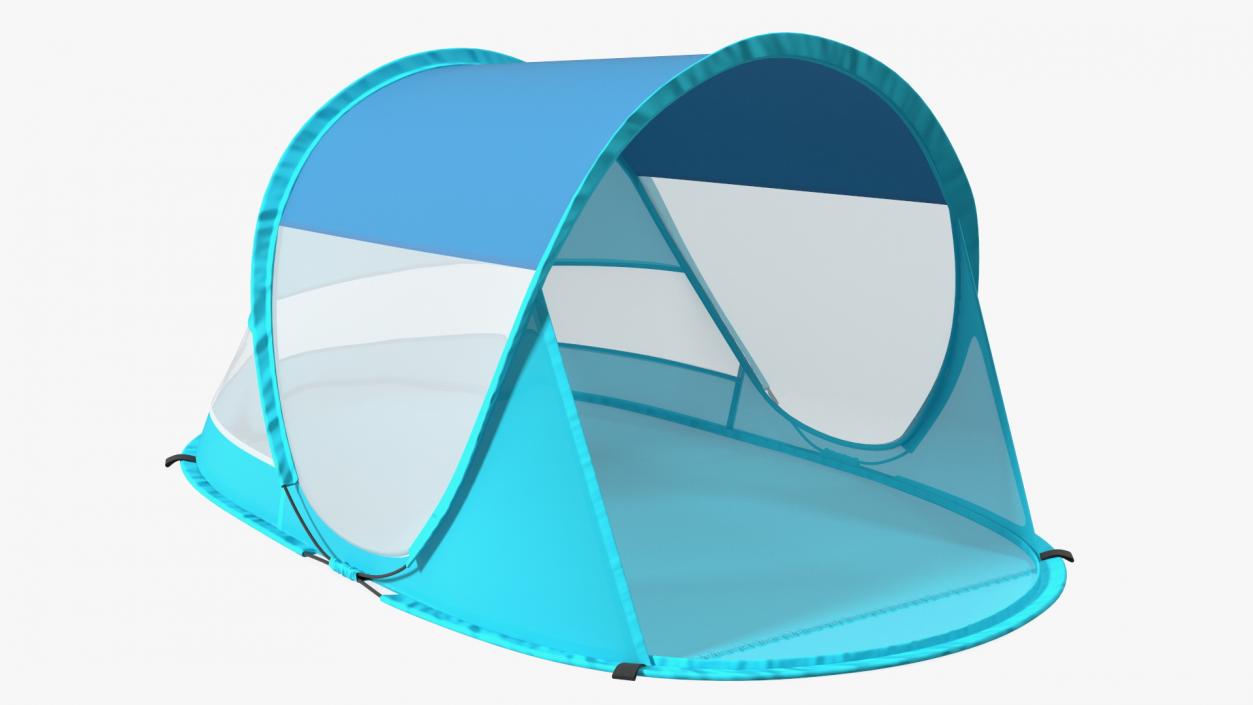 Pop Up Beach Tent 3D