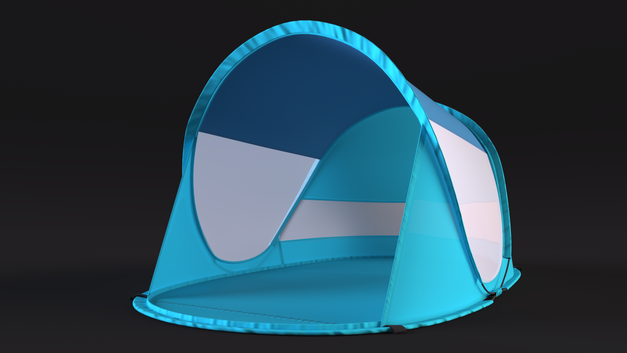 Pop Up Beach Tent 3D