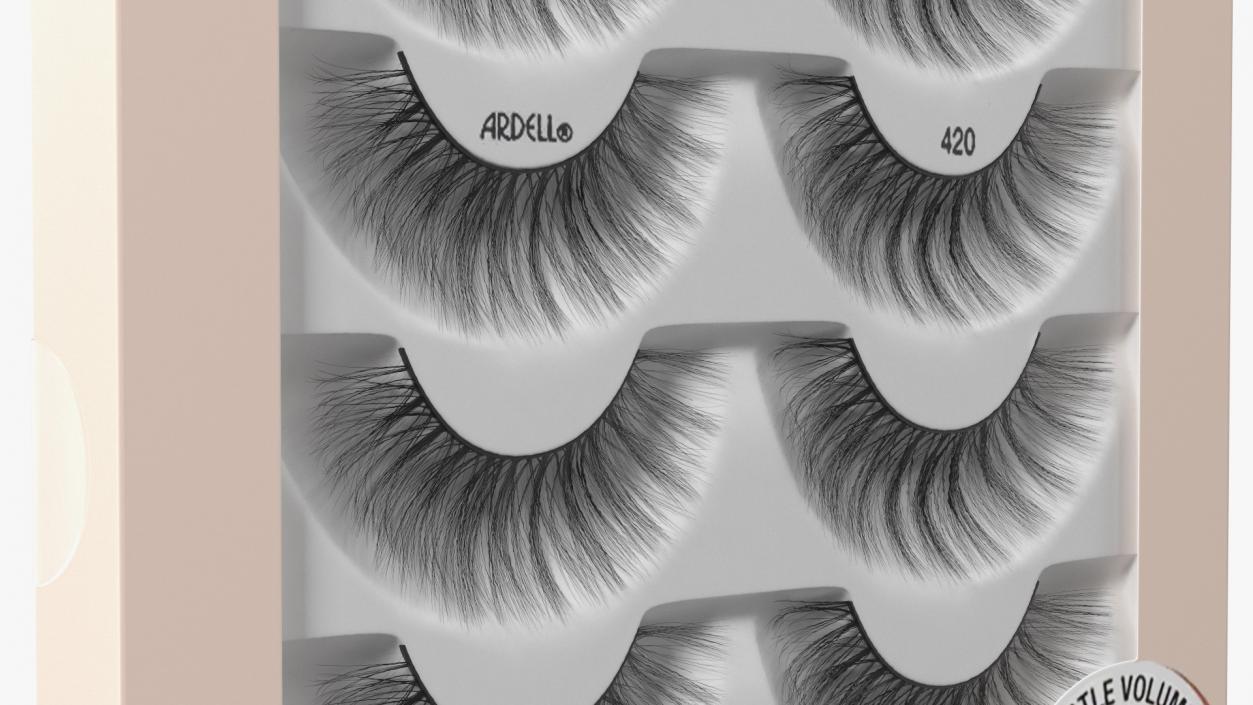 Naked Lashes False Eyelashes in Package 3D model