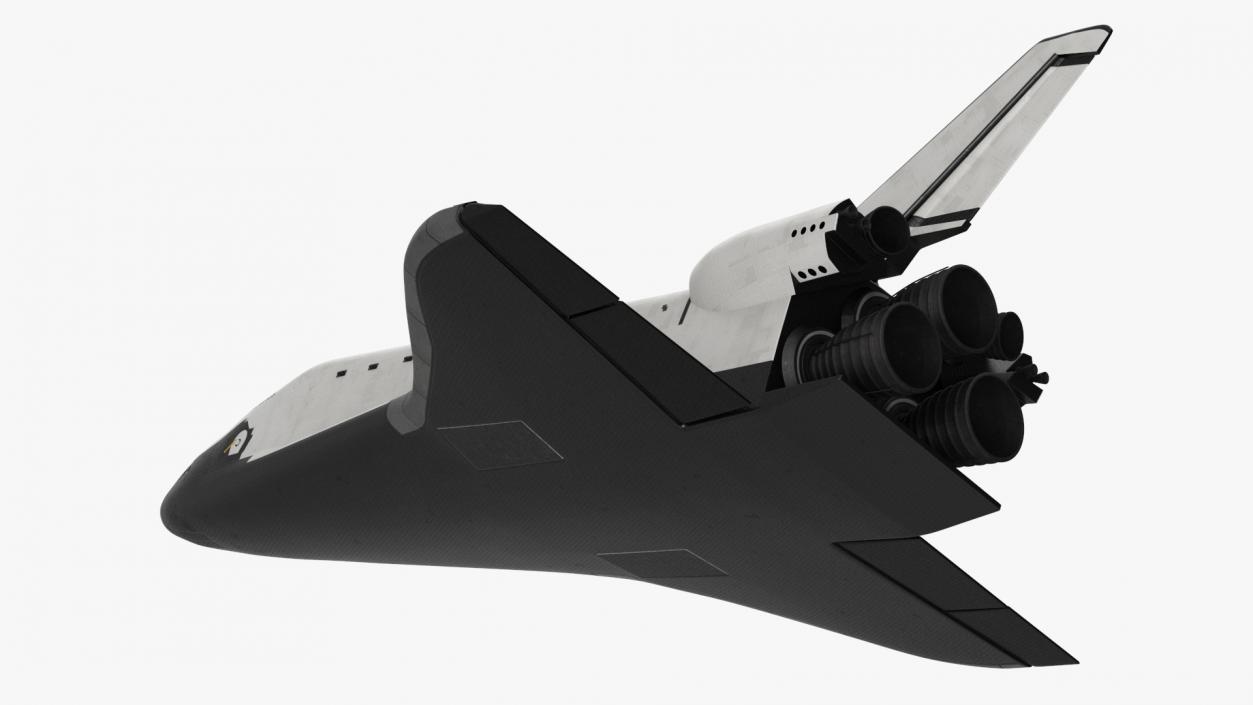 Realistic Space Shuttle Atlantis Rigged 3D model