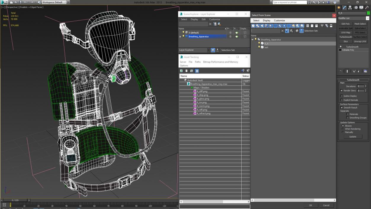 Breathing Apparatus 3D model