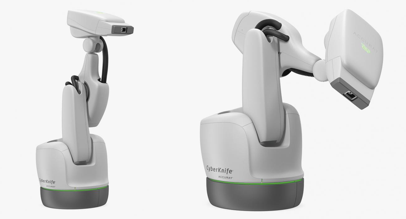 Radiation Therapy Device Accuray CyberKnife Device Rigged 3D