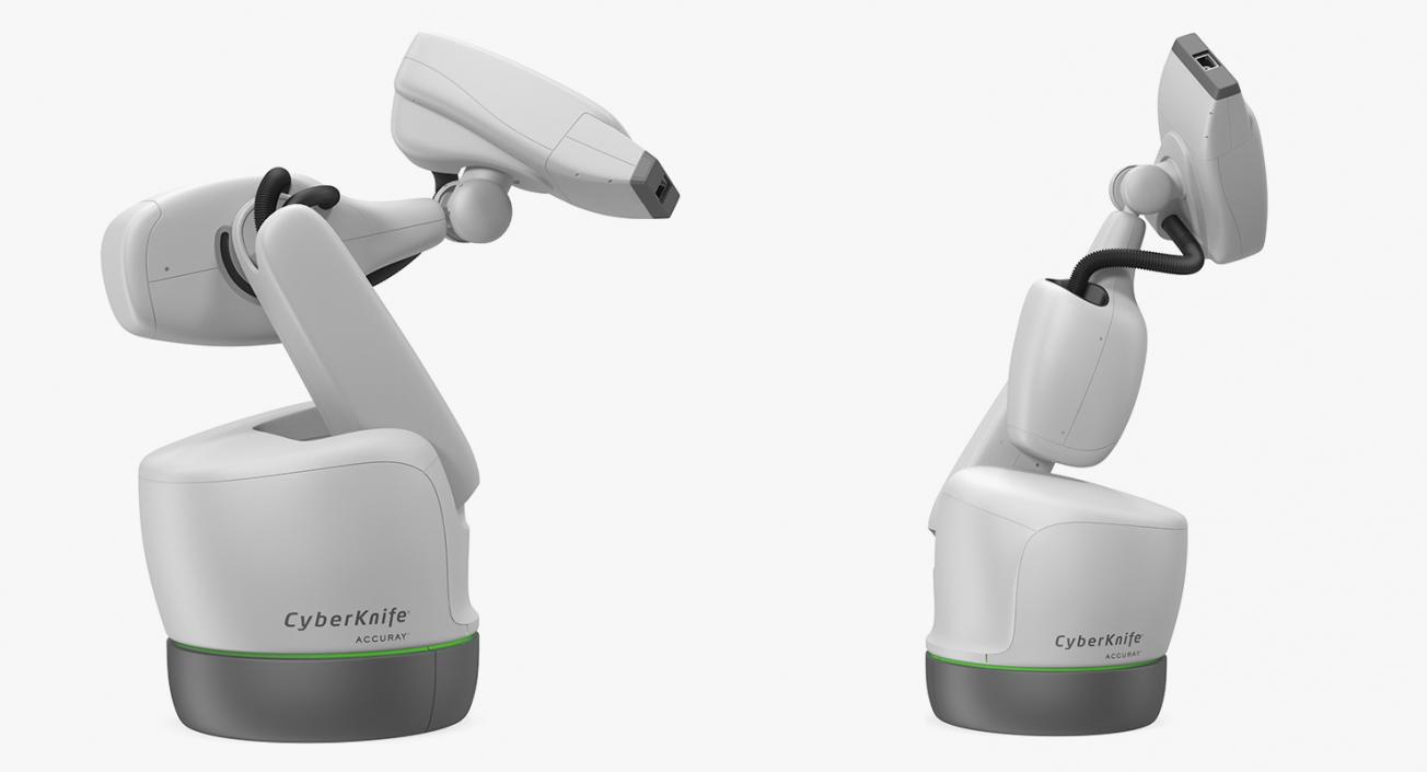 Radiation Therapy Device Accuray CyberKnife Device Rigged 3D