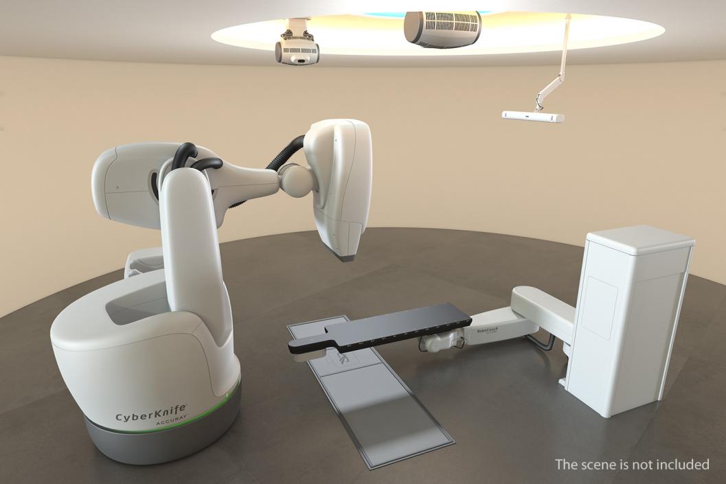 Radiation Therapy Device Accuray CyberKnife Device Rigged 3D