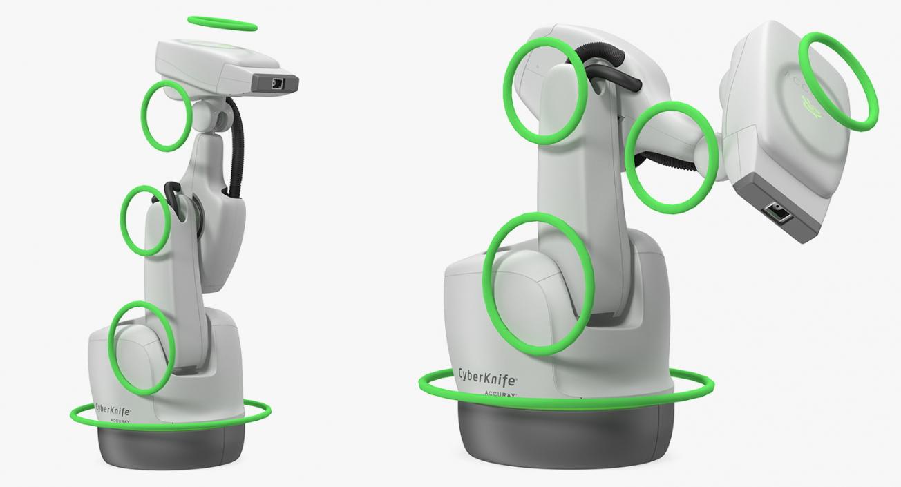 Radiation Therapy Device Accuray CyberKnife Device Rigged 3D