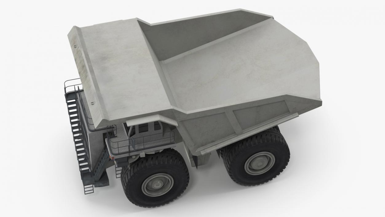 3D model Heavy Duty Mining Dump Truck Rigged