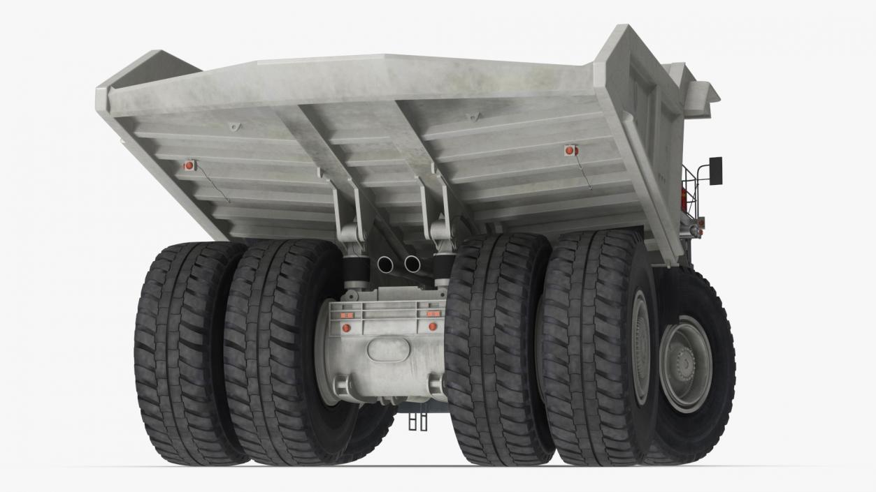 3D model Heavy Duty Mining Dump Truck Rigged