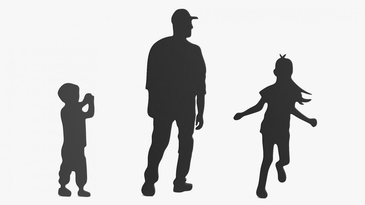 3D People Silhouettes Collection 2