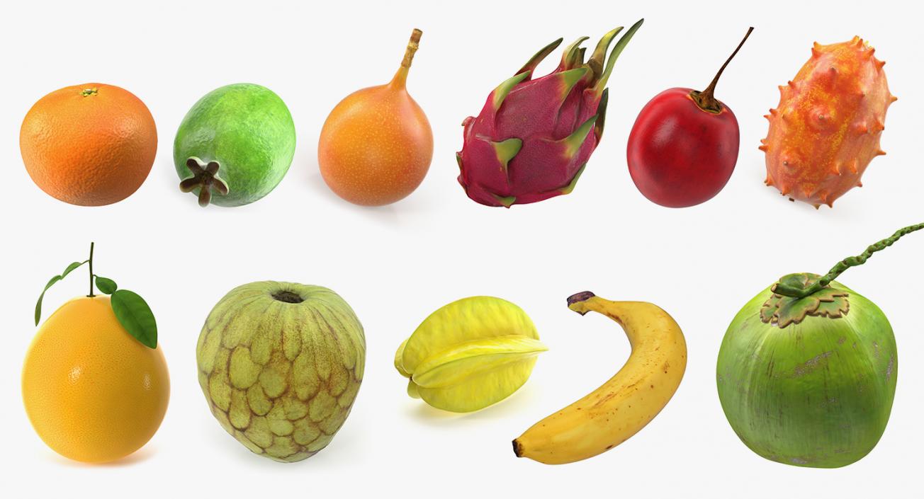 3D Exotic Fruits Collection 5