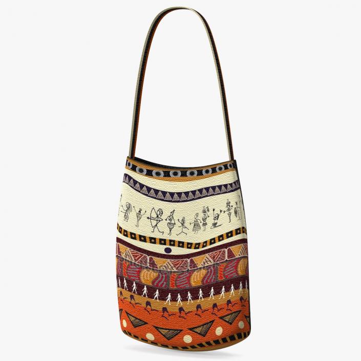 3D African Tote Bag