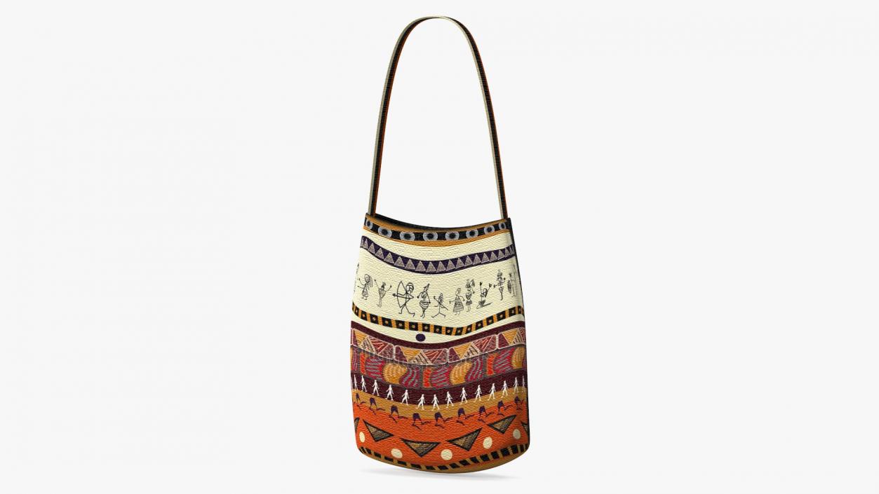 3D African Tote Bag