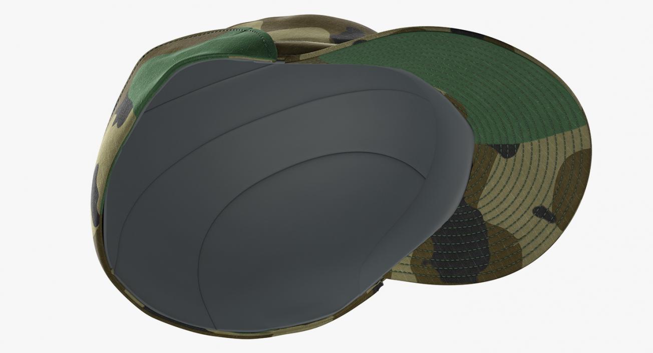 Field Hat Camo 3D model