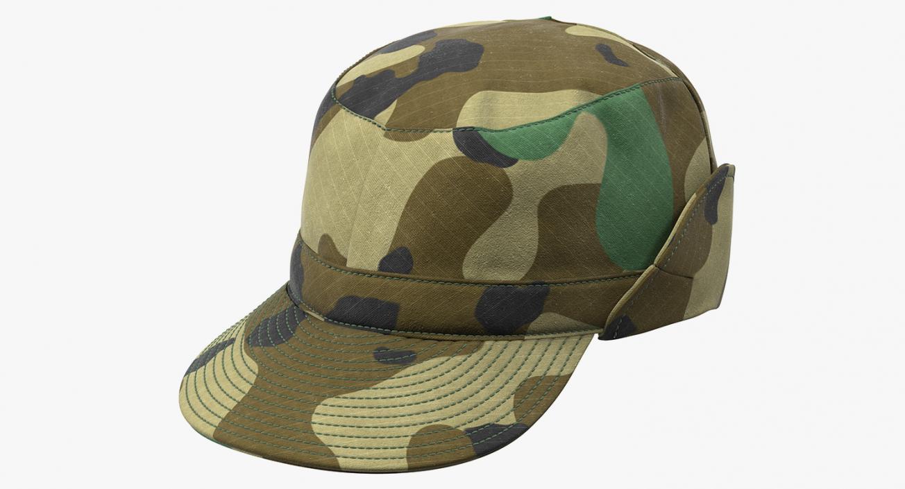 Field Hat Camo 3D model