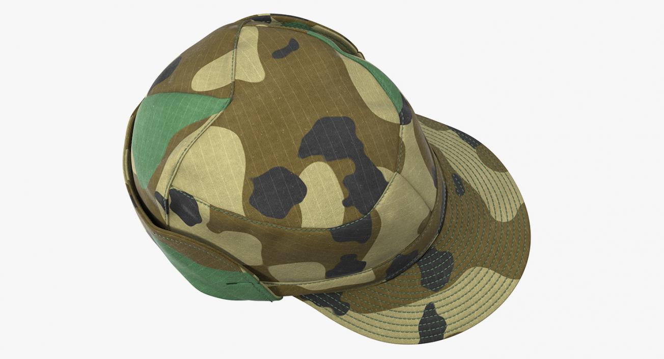 Field Hat Camo 3D model