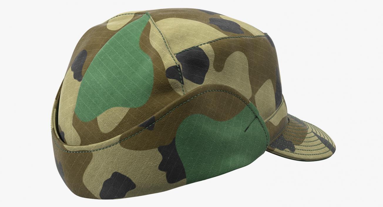 Field Hat Camo 3D model