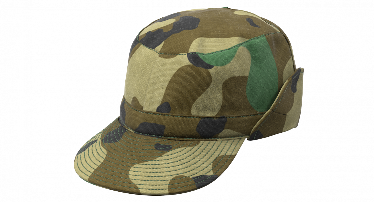 Field Hat Camo 3D model