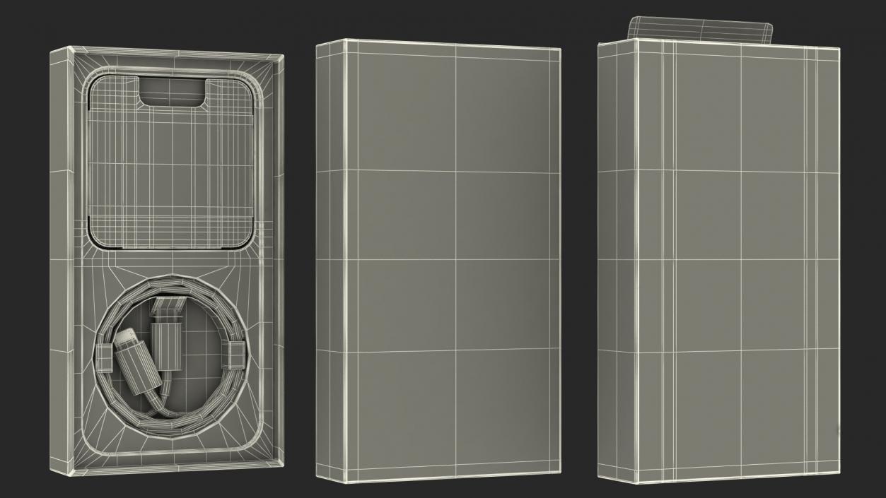 3D iPhone 12 Pro Box Graphite