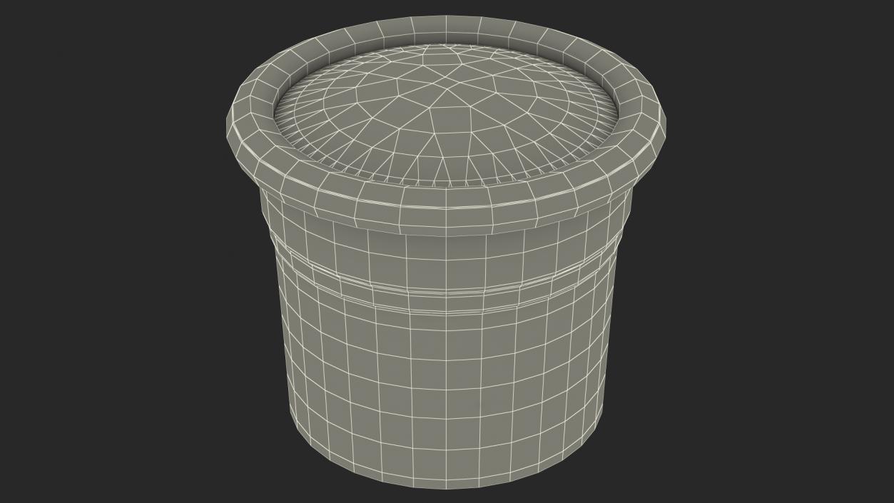 Clay Vase with Soil 3D model