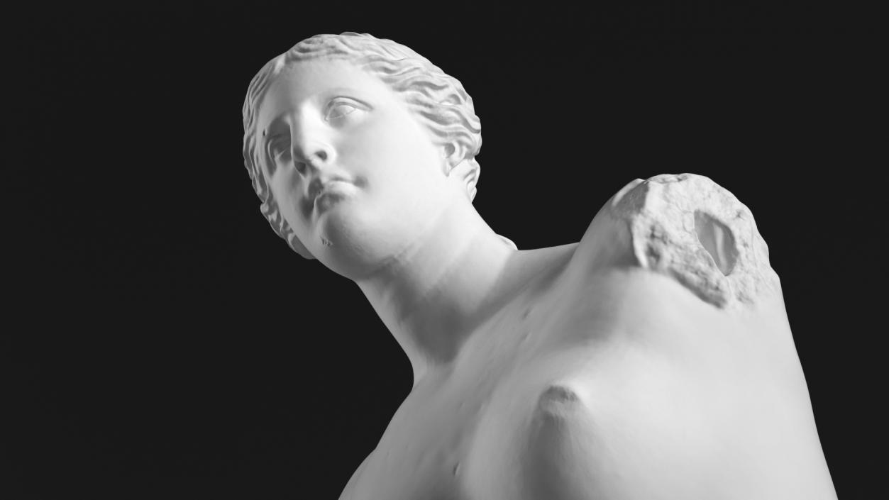 Statue of Venus de Milo Plaster for 3D Print 3D model