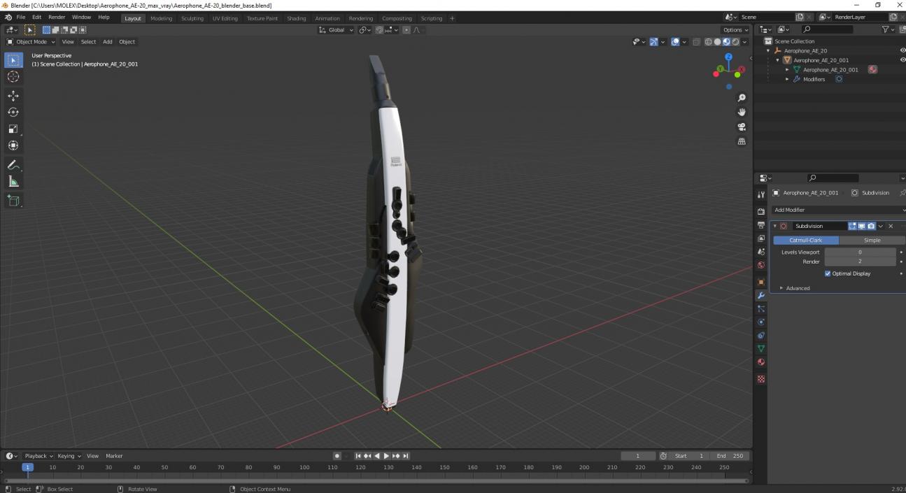 3D model Aerophone AE-20