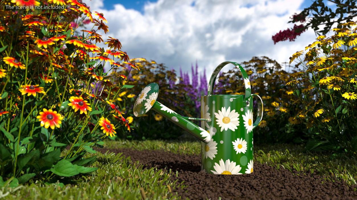 3D Gardening Lady with Greenhouse Collection