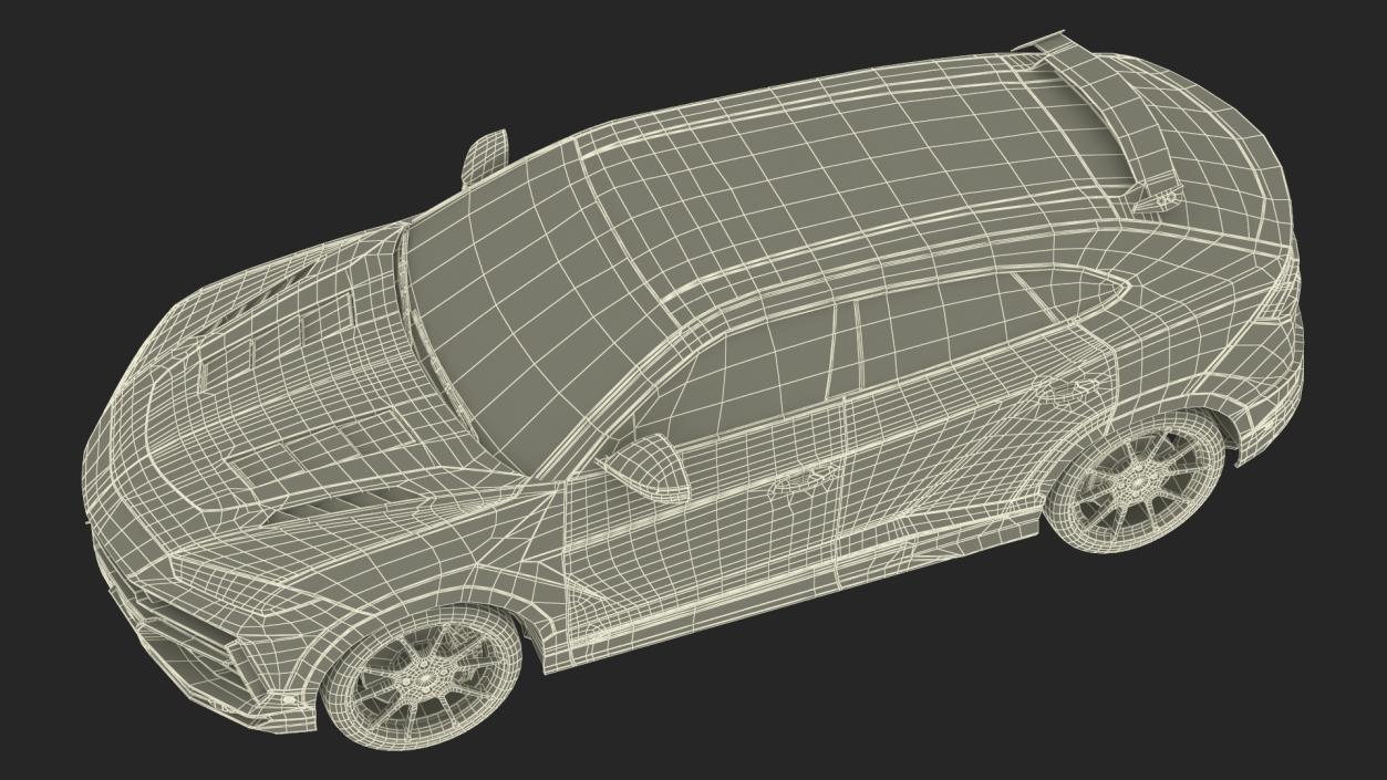 Sport Car on Tow Dolly 3D