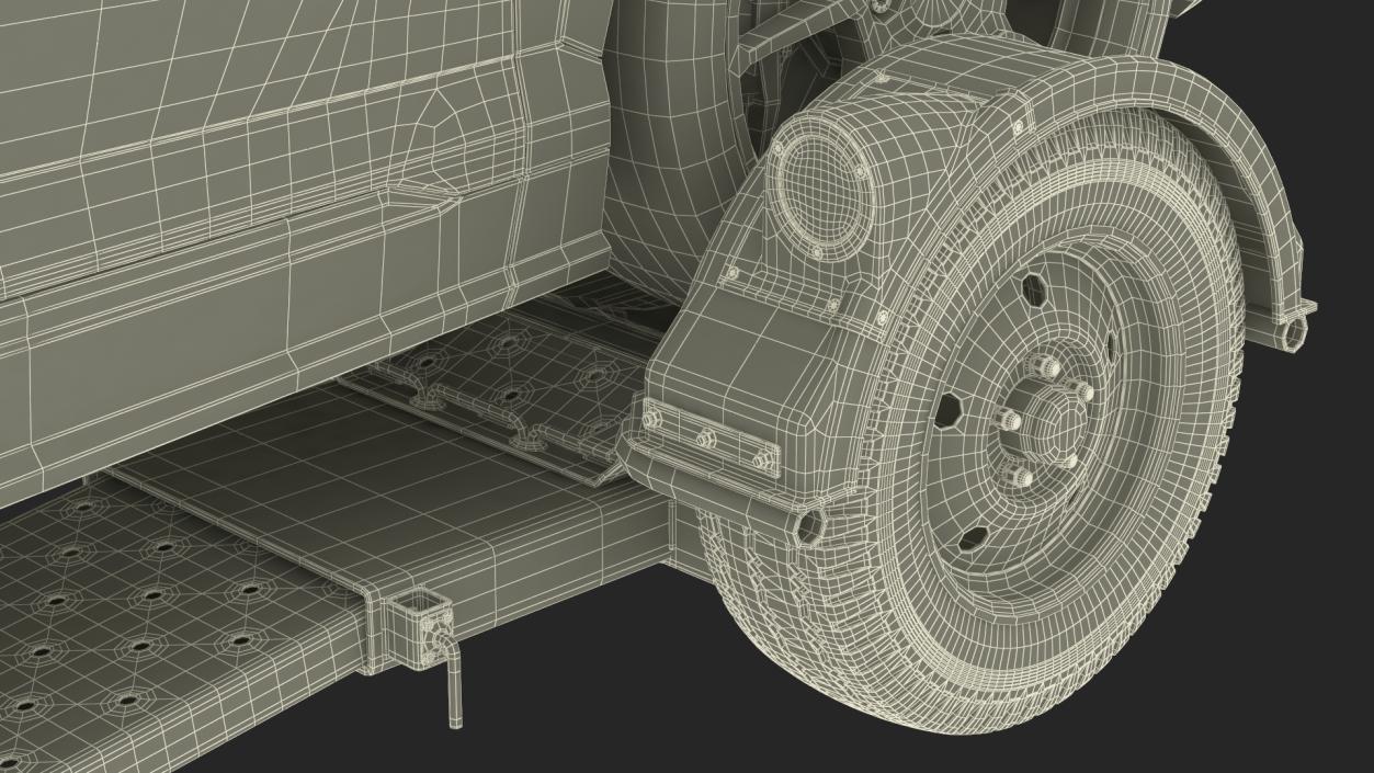 Sport Car on Tow Dolly 3D