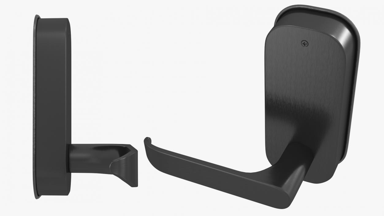 3D Internal Door Handle Black