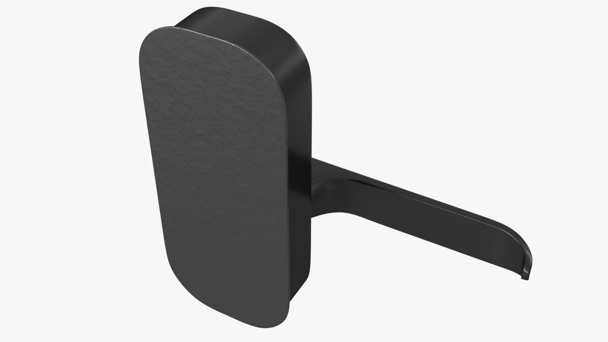 3D Internal Door Handle Black