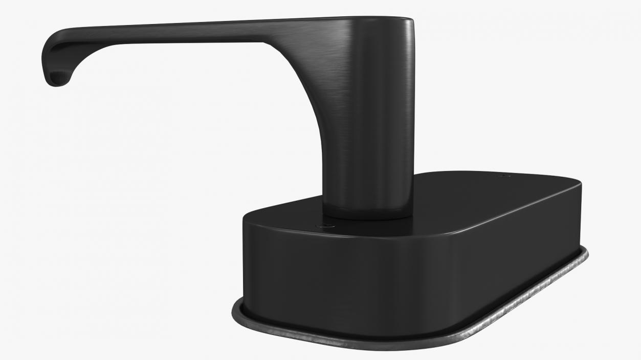 3D Internal Door Handle Black