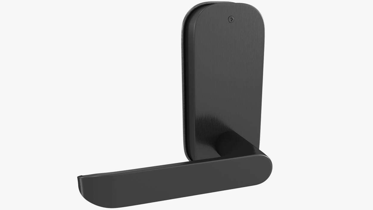 3D Internal Door Handle Black