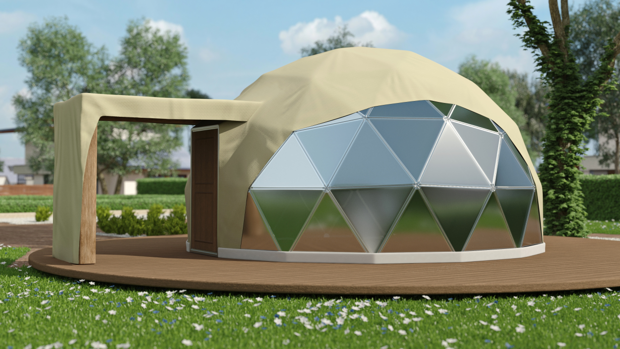 Eco Living Domes(1) 3D model