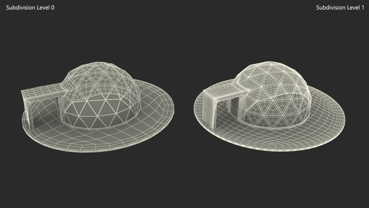 Eco Living Domes(1) 3D model