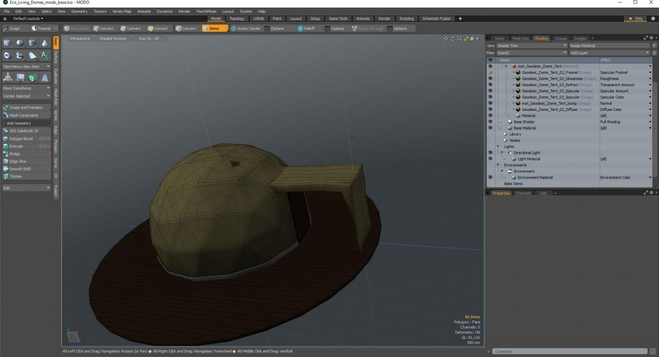 Eco Living Domes(1) 3D model