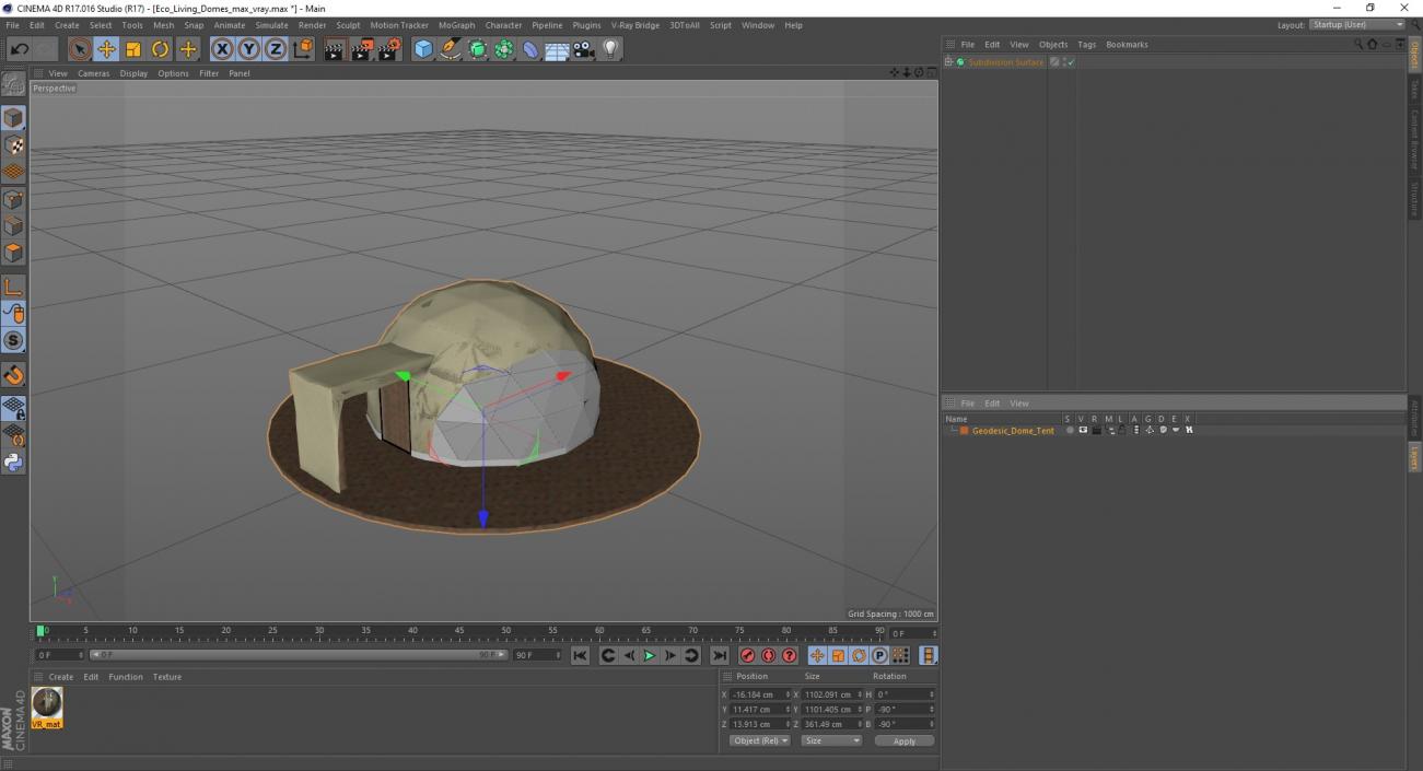 Eco Living Domes(1) 3D model