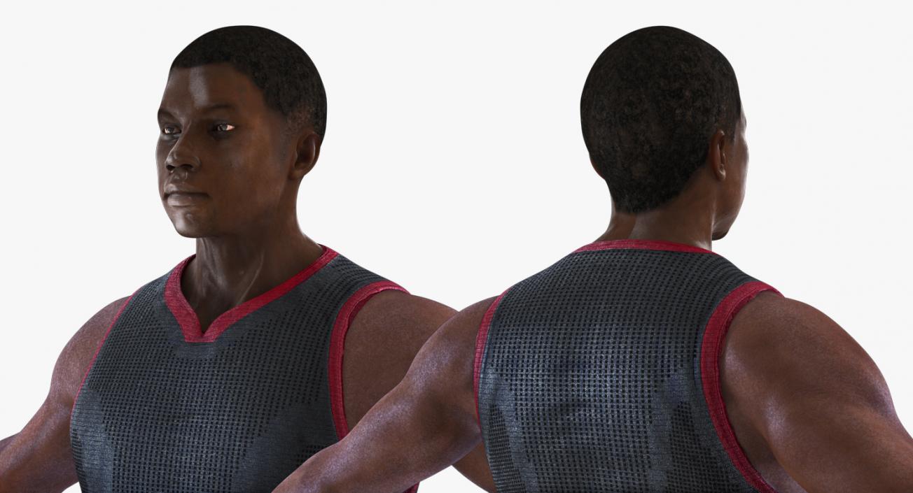 Basketball Player Rigged 3D model