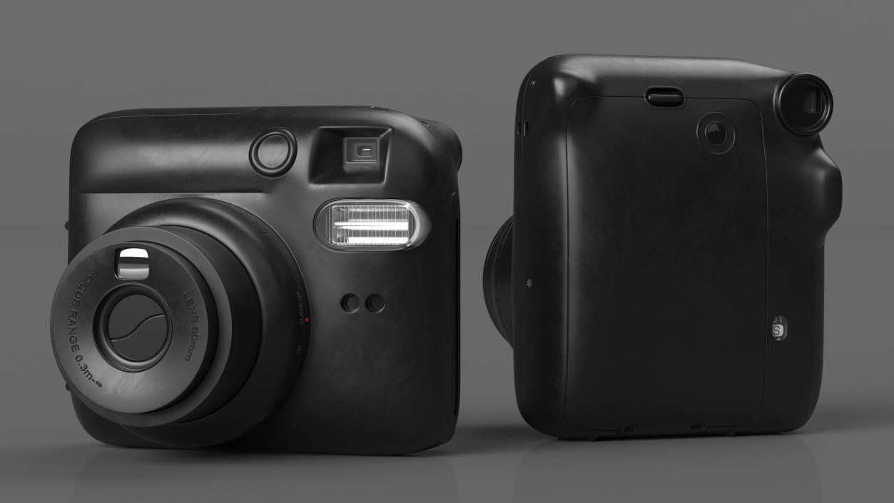 Modern Instant Print Camera 3D