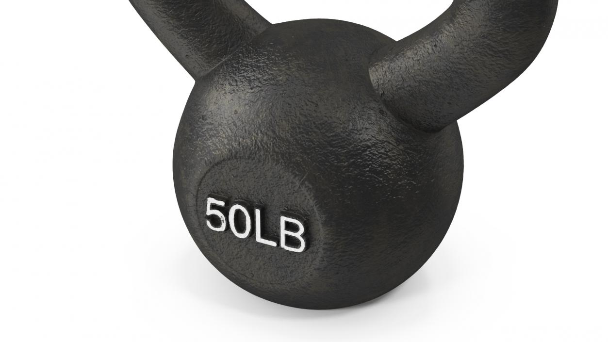 Iron Competition Kettlebell Weight 50lb(1) 3D