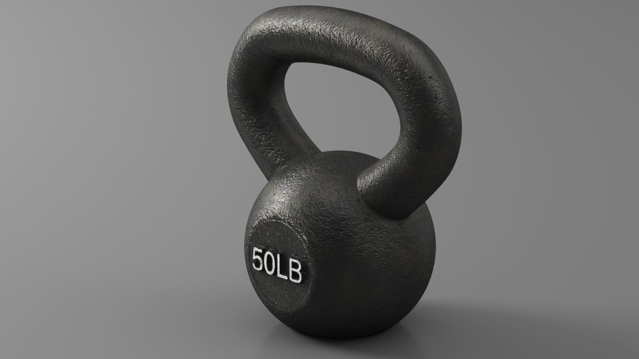 Iron Competition Kettlebell Weight 50lb(1) 3D