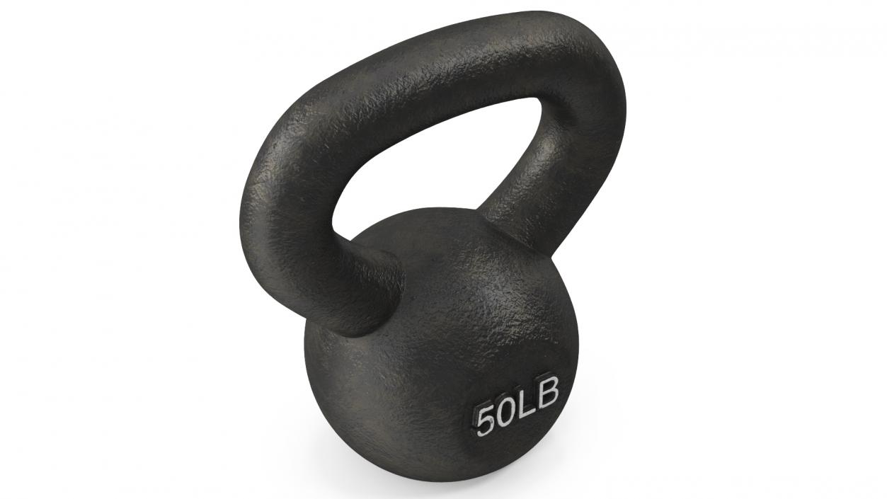 Iron Competition Kettlebell Weight 50lb(1) 3D