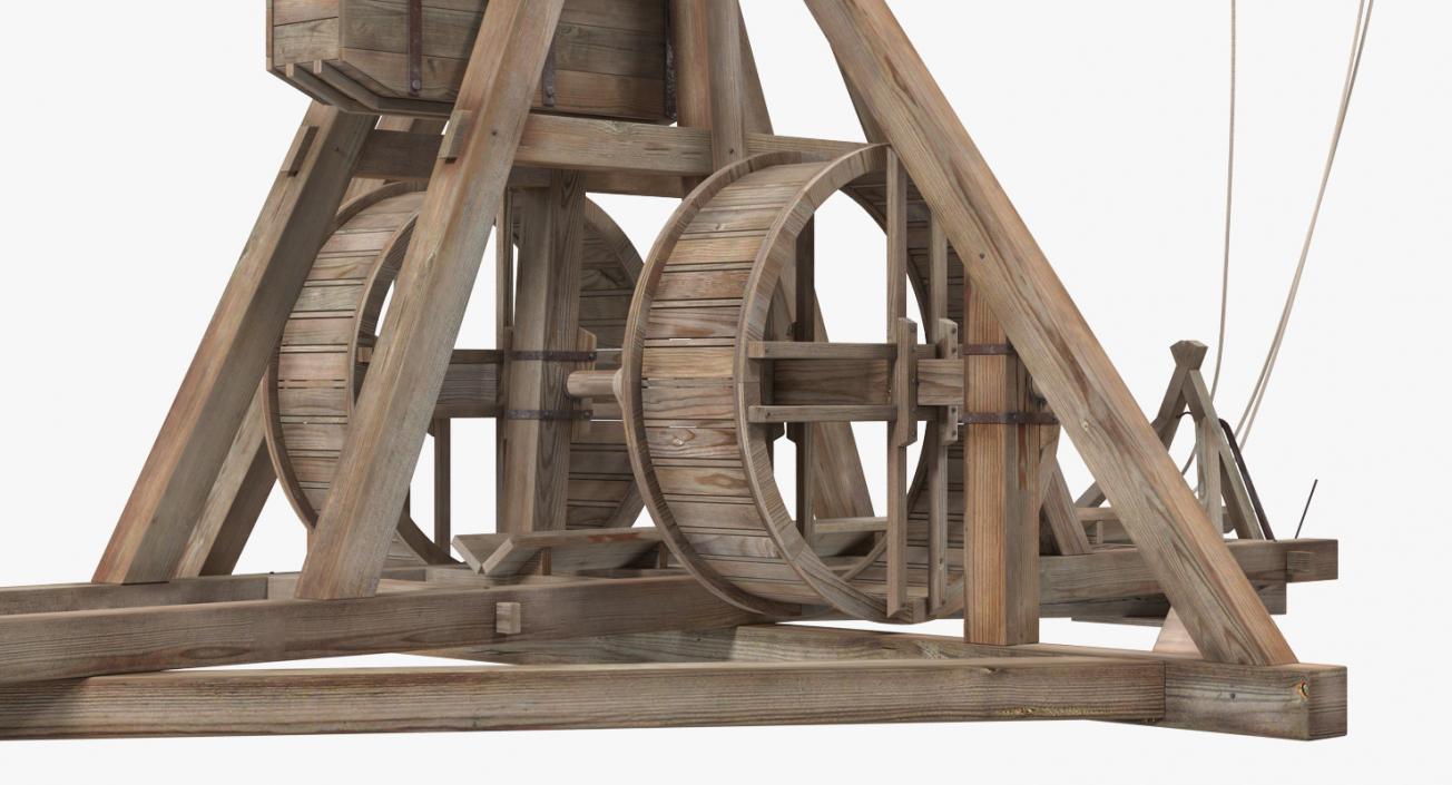 3D Medieval Trebuchet model
