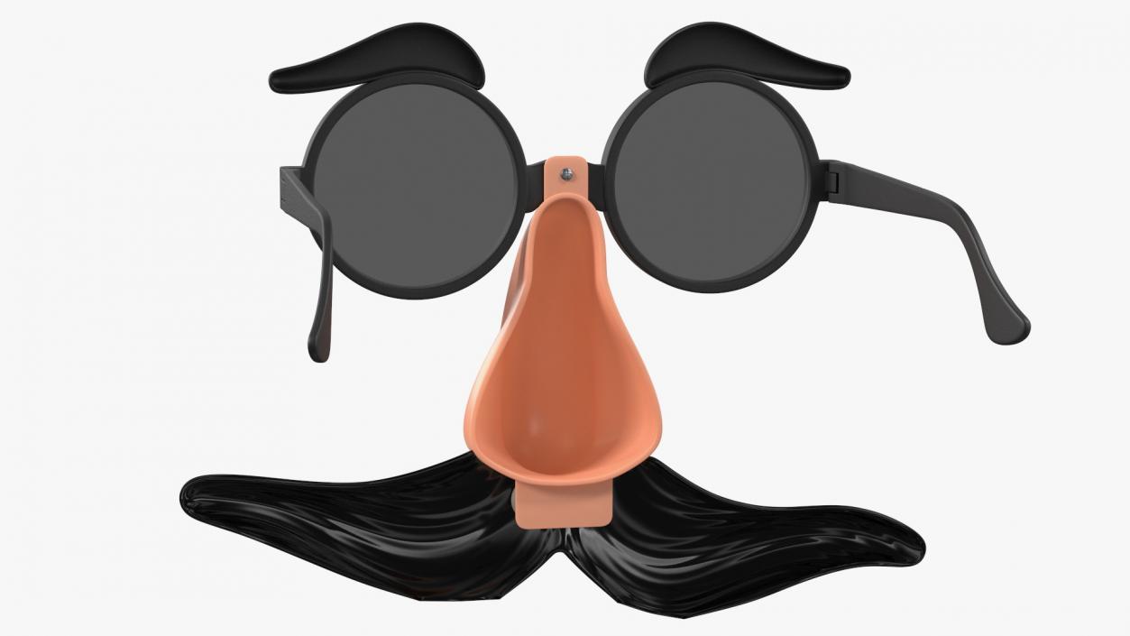 Groucho Disguise Glasses 3D model