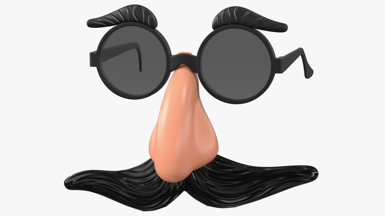 Groucho Disguise Glasses 3D model