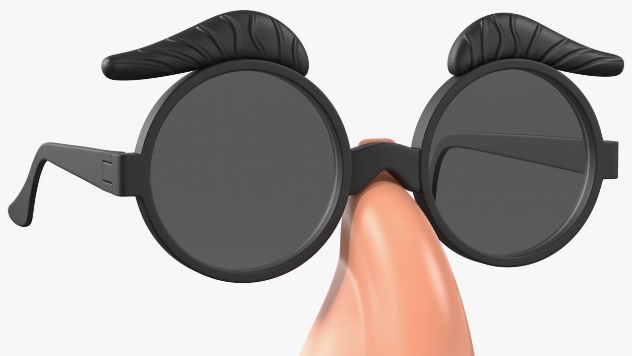 Groucho Disguise Glasses 3D model