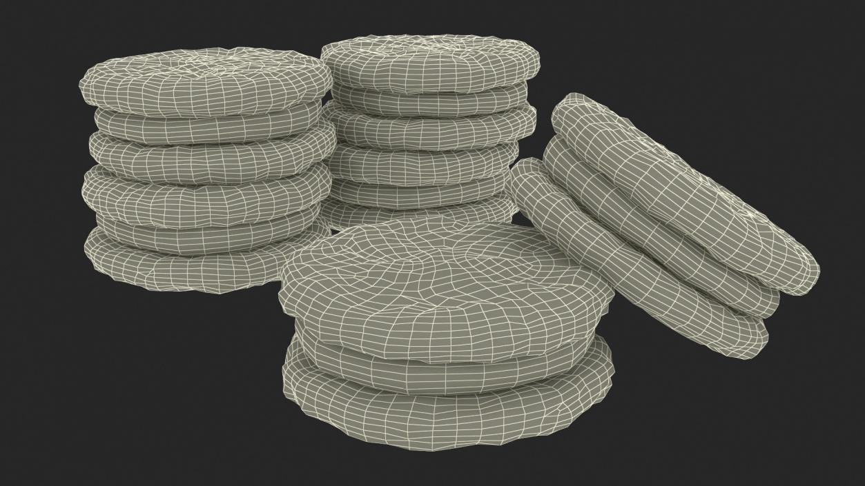 3D Cookies Collection model