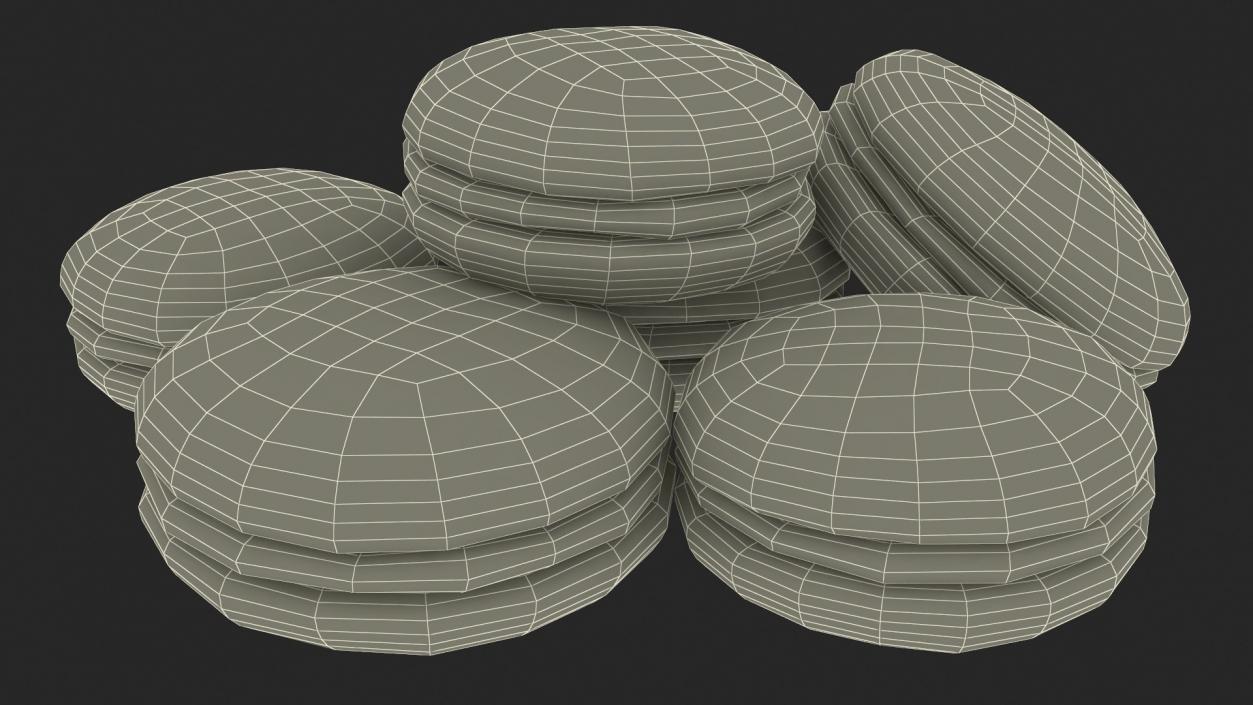 3D Cookies Collection model