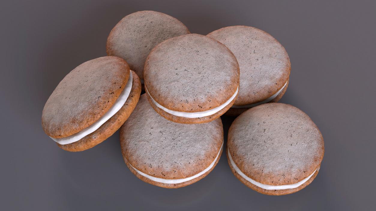 3D Cookies Collection model