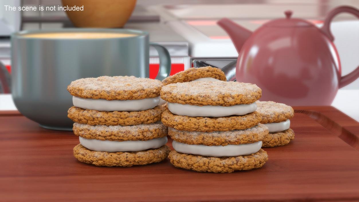 3D Cookies Collection model